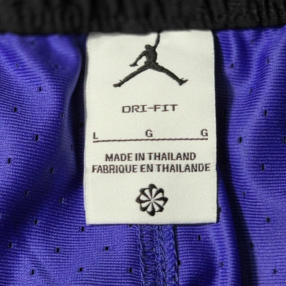 Nike Jordan Dri-FIT Mesh Diamond Shorts Men's L Purple Snakeskin NWT HF9907-543